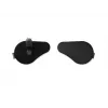 Handgelenkauflage Mousetrapper Armrest Split – Kunstleder, schwarz, 305×195×24 mm