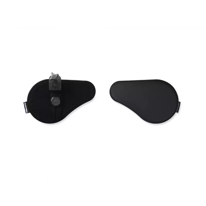 Handgelenkauflage Mousetrapper Armrest Split – Kunstleder, schwarz, 305×195×24 mm