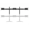 Triple-Monitor-Tischhalterung-Erweiterungskit MULTIBRACKETS M VESA für 3 Displays 24–32 Zoll bis 24 kg, Aluminium/Kunststoff, schwarz
