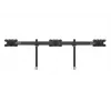 Triple-Monitor-Tischhalterung-Erweiterungskit MULTIBRACKETS M VESA für 3 Displays 24–32 Zoll bis 24 kg, Aluminium/Kunststoff, schwarz