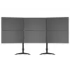 Triple-Monitor-Tischhalterung-Erweiterungskit MULTIBRACKETS M VESA für 3 Displays 24–32 Zoll bis 24 kg, Aluminium/Kunststoff, schwarz