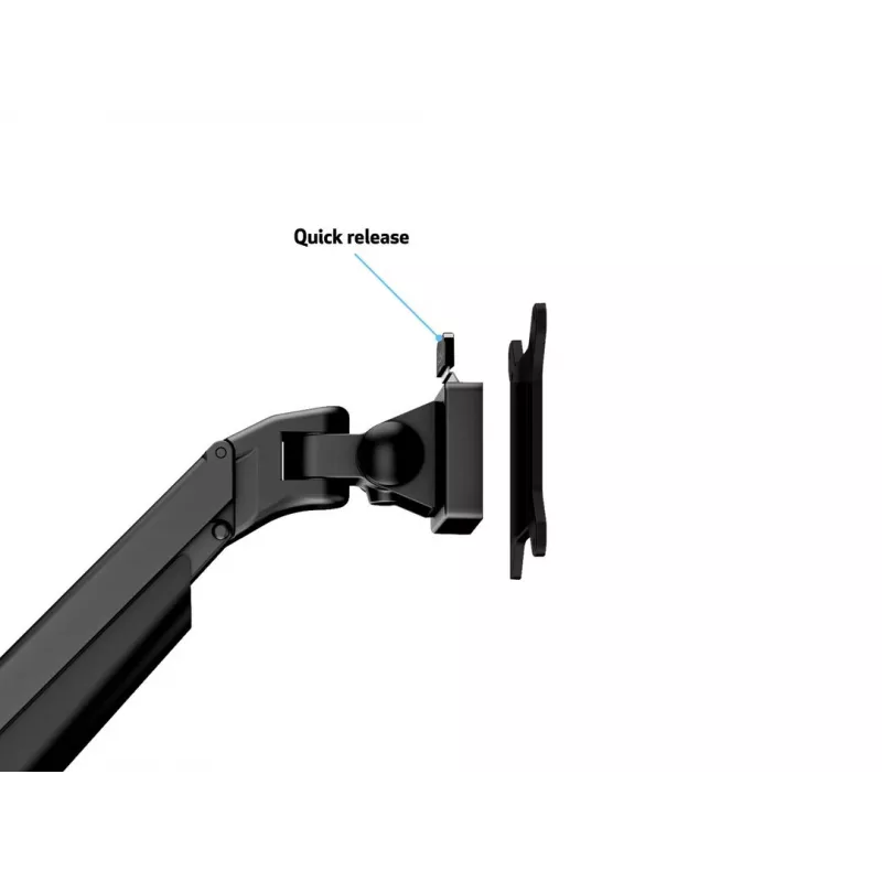 Multibrackets M VESA Gasliftarm Einzeln Schwarz HD