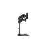 Monitor-Tischständer MULTIBRACKETS M Deskstand Basic Triple — 3-fach, VESA 75x75–100x100, unterstützt bis zu 24 kg, für 15-Zoll- bis 27-Zoll-Bildschirme, schwarz