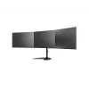Monitor-Tischständer MULTIBRACKETS M Deskstand Basic Triple — 3-fach, VESA 75x75–100x100, unterstützt bis zu 24 kg, für 15-Zoll- bis 27-Zoll-Bildschirme, schwarz