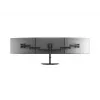 Monitor-Tischständer MULTIBRACKETS M Deskstand Basic Triple — 3-fach, VESA 75x75–100x100, unterstützt bis zu 24 kg, für 15-Zoll- bis 27-Zoll-Bildschirme, schwarz