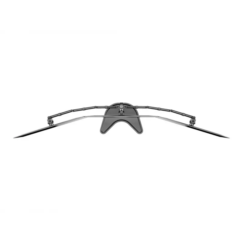 Monitor-Tischständer MULTIBRACKETS M Deskstand Basic Triple — 3-fach, VESA 75x75–100x100, unterstützt bis zu 24 kg, für 15-Zoll- bis 27-Zoll-Bildschirme, schwarz