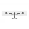 Monitor-Tischständer MULTIBRACKETS M Deskstand Basic Triple — 3-fach, VESA 75x75–100x100, unterstützt bis zu 24 kg, für 15-Zoll- bis 27-Zoll-Bildschirme, schwarz