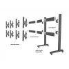 Schienenverlängerung Multibrackets M Pro Series Aluminium 180 mm