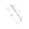 Flachbildschirm-Montagearm Multibrackets M Pro Series Micro-Adjustable Arms 400mm Schwarz Stahl