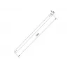 Pipe Multibrackets M Pro Series Extension Pipe 1,5 m Schwarz Stahl