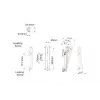Flachbildschirm-Montagearm MULTIBRACKETS M Pro Series Tilt Arms 200 mm Schwarz Stahl, 1,5 kg, 2 Stück