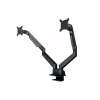 Multibrackets M VESA Gas Lift Arm Dual Side by Side Schwarz Klemme 20 kg 15-32 Zoll