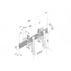 Wandhalterung Multibrackets M Wallmount Pro MBW1U Schwarz 30 kg 40-65 Zoll