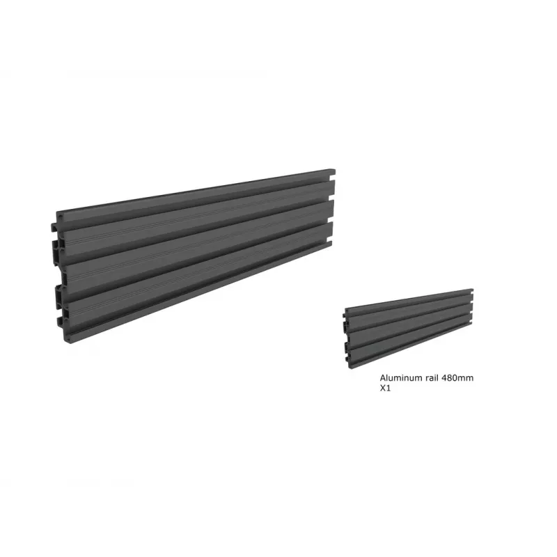 Rail Multibrackets M Pro Series Single Screen Rail 48cm Schwarz