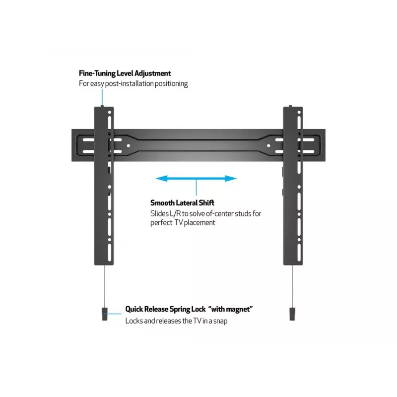 Multibrackets M VESA Wandhalterung Super schlank Fixed 600 MAX 35 kg 32-100 Zoll