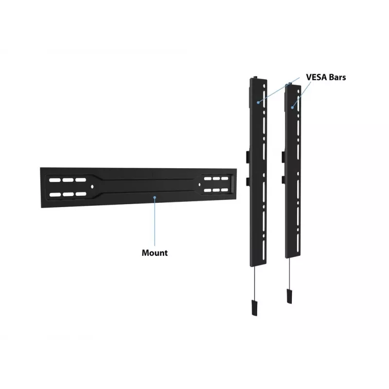 Multibrackets M VESA Wandhalterung Super schlank Fixed 600 MAX 35 kg 32-100 Zoll
