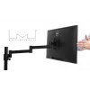 Tischhalterung Multibrackets M VESA Deskmount Officeline Single II Schwarz
