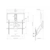 Halterung, Multibrackets, M Pull Down Full Motion Flexarm