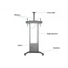 Multibrackets M Motorized Floorstand 120 kg Schwarz inkl. Schrank & Kameraregal