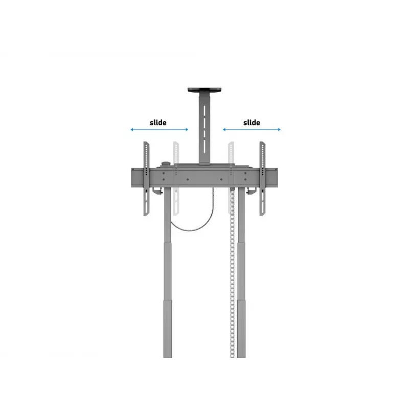 Multibrackets M Motorized Floorstand 120 kg Schwarz inkl. Schrank & Kameraregal
