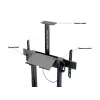 Multibrackets M Motorized Floorstand 120 kg Schwarz inkl. Schrank & Kameraregal