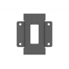Geräteplatte Multibrackets M Pro Series Verbindungsplatte Schwarz Stahl 2,1 kg