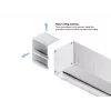 Multibrackets M 1:1 manuelle Projektionsleinwand 240x240, 135 Zoll White Edition