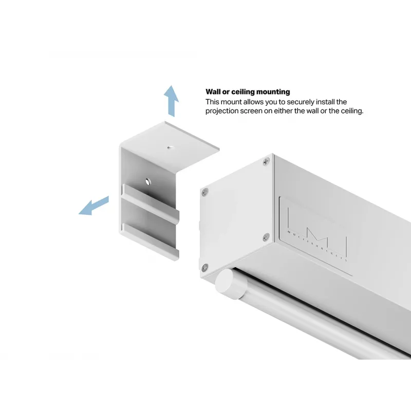 Multibrackets M 1:1 manuelle Projektionsleinwand 240x240, 135 Zoll White Edition