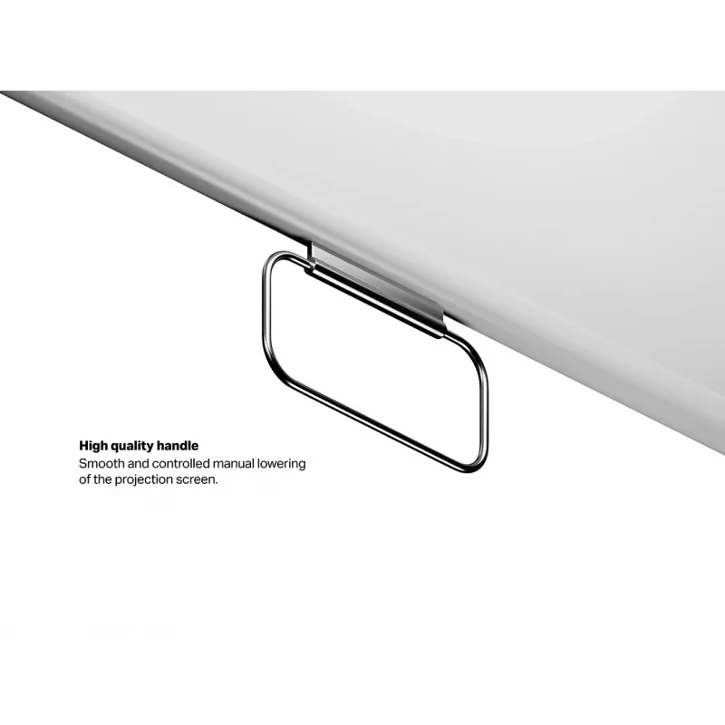 Multibrackets M 1:1 manuelle Projektionsleinwand 240x240, 135 Zoll White Edition