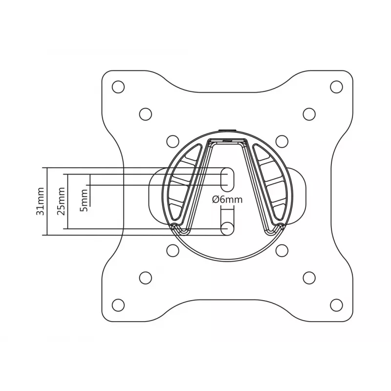 Full-Motion-Halterung Multibrackets M VESA I 50 75 100
