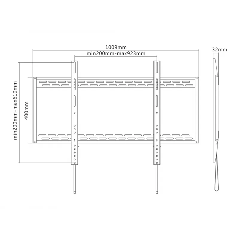Multibrackets M Universal Wallmount HD 100kg 900x600