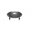 Durchführungsbasis MULTIBRACKETS M Deskmount HD — Aluminiumgehäuse, schwarz, Ø 21 cm, H 40 mm, 500 g