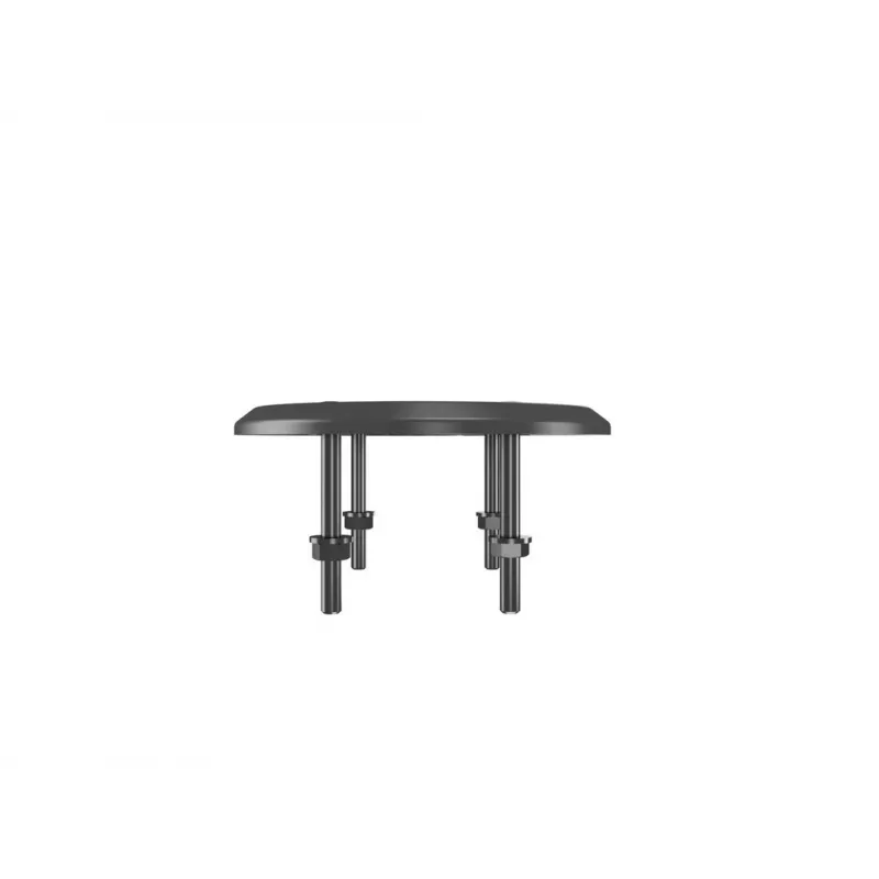 Durchführungsbasis MULTIBRACKETS M Deskmount HD — Aluminiumgehäuse, schwarz, Ø 21 cm, H 40 mm, 500 g