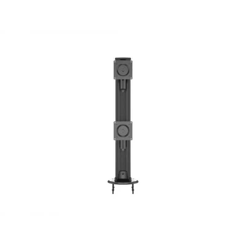 Durchführungsbasis MULTIBRACKETS M Deskmount HD — Aluminiumgehäuse, schwarz, Ø 21 cm, H 40 mm, 500 g
