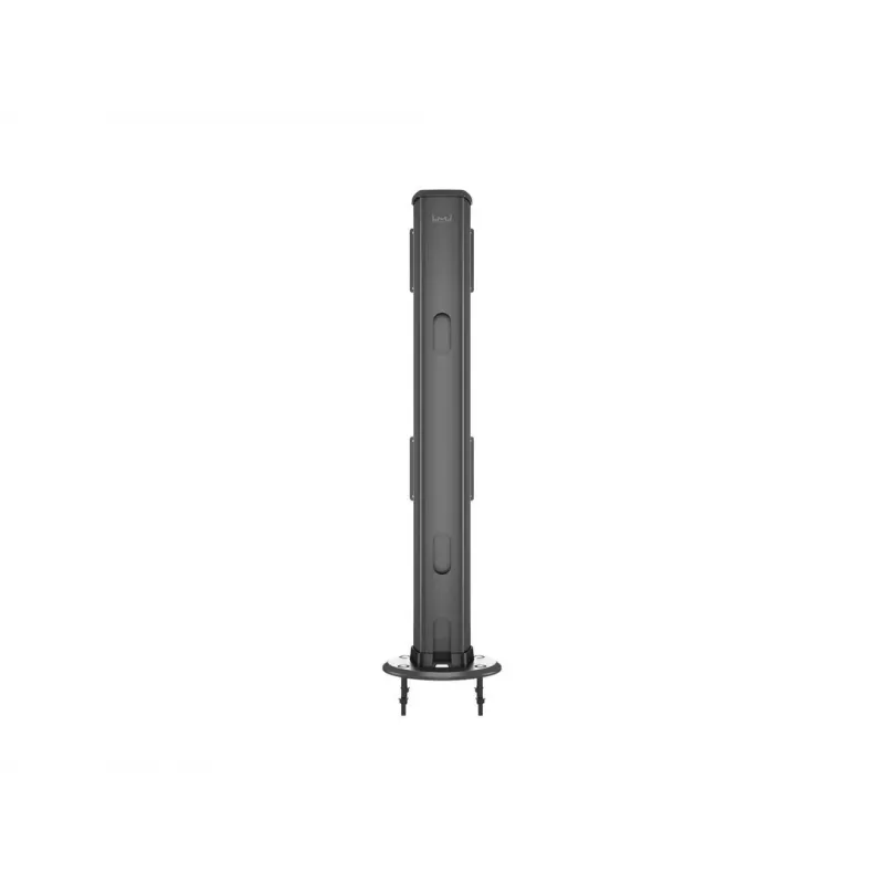 Durchführungsbasis MULTIBRACKETS M Deskmount HD — Aluminiumgehäuse, schwarz, Ø 21 cm, H 40 mm, 500 g