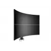 Durchführungsbasis MULTIBRACKETS M Deskmount HD — Aluminiumgehäuse, schwarz, Ø 21 cm, H 40 mm, 500 g