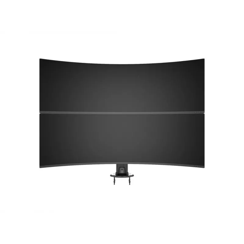 Durchführungsbasis MULTIBRACKETS M Deskmount HD — Aluminiumgehäuse, schwarz, Ø 21 cm, H 40 mm, 500 g