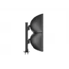 Durchführungsbasis MULTIBRACKETS M Deskmount HD — Aluminiumgehäuse, schwarz, Ø 21 cm, H 40 mm, 500 g