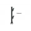 Durchführungsbasis MULTIBRACKETS M Deskmount HD — Aluminiumgehäuse, schwarz, Ø 21 cm, H 40 mm, 500 g