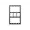 Multibrackets M Pro Series Enclosure 43 Zoll Small Schwarz Stahl Quer-/Hochformat