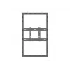 Multibrackets M Pro Series Enclosure 43 Zoll Small Schwarz Stahl Quer-/Hochformat