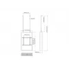 Multibrackets M Pro Series Gehäuse 50 Zoll Wand Medium Schwarz Stahl Querformat/Hochformat