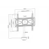Multibrackets M VESA Bolt Down TV-mount Turn 400 MAX 30 kg 23-55 inch