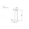 Multibrackets M Pro Series Kiosk Schwarz 15-32 Zoll 20 kg Kapazität