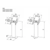 Multibrackets M Pro Serie Kiosk Schwarz 15-32 Zoll 20 kg 75x75-400x400