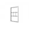 Multibrackets M Pro Series Gehäuse 43 Zoll Wand schlank Small Weiß Stahl Landschaft/Hochformat