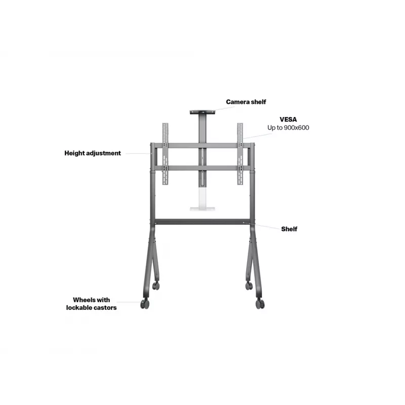 Multibrackets M Collaboration Bodenständer 55 inch–86 inch Maximale Tragfähigkeit 90 kg