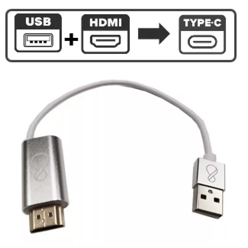 Ochno O-HDMI-TO-USBC-2 USB-Grafikadapter 3840 x 2160 Pixel Weiß