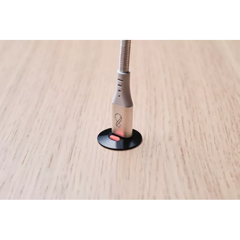 USB-C-auf-USB-C-Kabel Ochno O-USBG2-70-1 — USB 3.2 Gen 2, DP Alt Mode 1.4, Stecker–Stecker, geflochten, 0,7 m, Weiß
