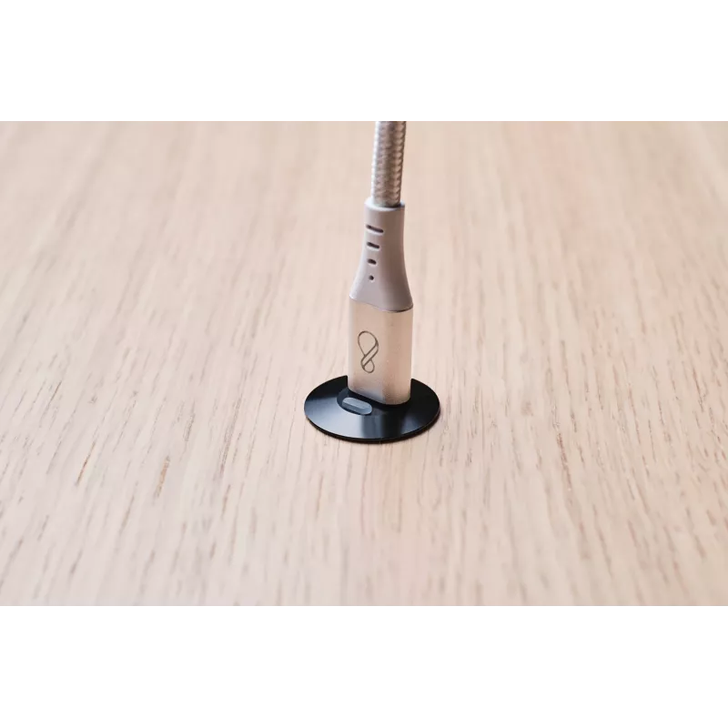 USB-C-auf-USB-C-Kabel Ochno O-USBG2-70-1 — USB 3.2 Gen 2, DP Alt Mode 1.4, Stecker–Stecker, geflochten, 0,7 m, Weiß